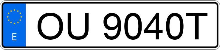 Numer rejestracyjny OU9040T posiada CITROEN XSARA