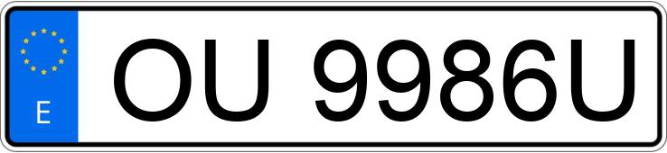 Numer rejestracyjny OU9986U posiada CITROEN XSARA Numer rejestracyjny OU9986U posiada CITROEN XSARA