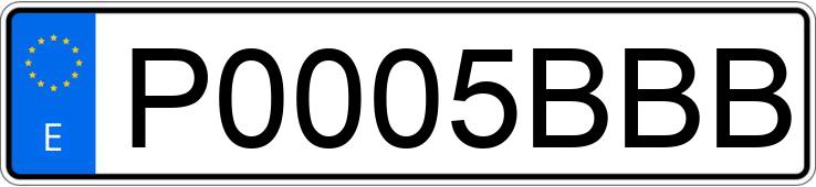 Numer rejestracyjny P0005BBB posiada MERCEDES SPRINTER