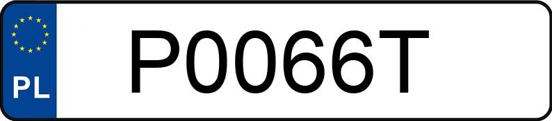 Numer rejestracyjny P0066T posiada MERCEDES-BENZ 1842 Actros E6 18.0t 1842 LS