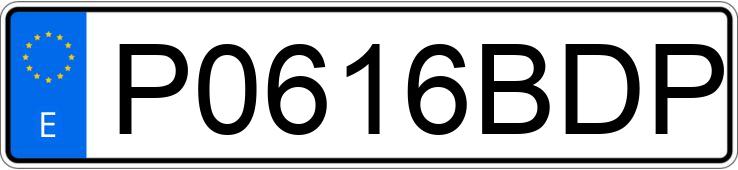 Numer rejestracyjny P0616BDP posiada FIAT PANDA