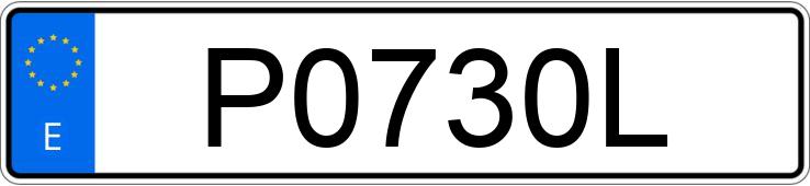 Numer rejestracyjny P0730L posiada OPEL CALIBRA Numer rejestracyjny P0730L posiada OPEL CALIBRA