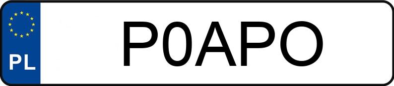 Numer rejestracyjny P0APO posiada PORSCHE 911 MR`25 E6d GT3