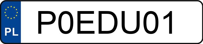 Numer rejestracyjny P0EDU01 posiada MERCEDES-BENZ A 250 E