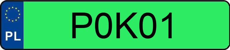 Numer rejestracyjny P0K01 posiada BMW IX1 XDRIVE30 Numer rejestracyjny P0K01 posiada BMW IX1 XDRIVE30