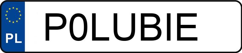 Numer rejestracyjny P0LUBIE posiada BMW 320D XDRIVE