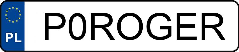 Numer rejestracyjny P0ROGER posiada MERCEDES-BENZ SPRINTER 519 CDI 5.0t SPRINTER 519 CDI 5.0t