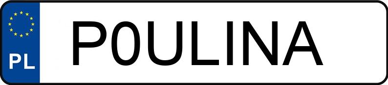 Numer rejestracyjny P0ULINA posiada AUDI Q3