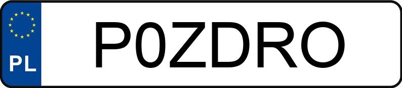Numer rejestracyjny P0ZDRO posiada AUDI A4 Numer rejestracyjny P0ZDRO posiada AUDI A4