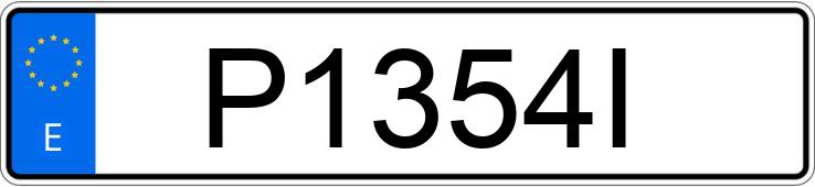 Numer rejestracyjny P1354I posiada VOLKSWAGEN TRANSPORTER