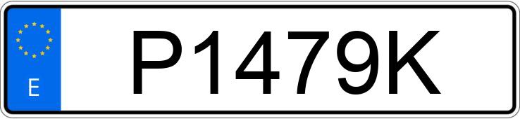 Numer rejestracyjny P1479K posiada NISSAN MICRA Numer rejestracyjny P1479K posiada NISSAN MICRA
