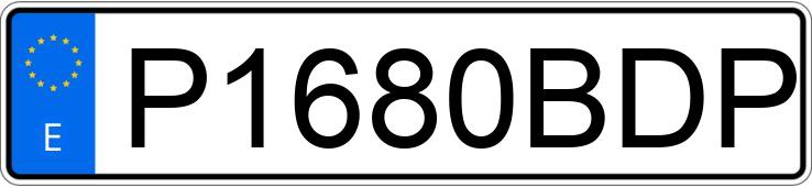 Numer rejestracyjny P1680BDP posiada LAMBORGHINI URUS