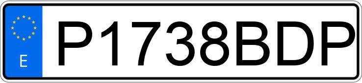 Numer rejestracyjny P1738BDP posiada RENAULT KANGOO