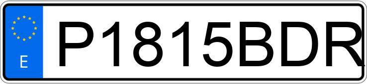 Numer rejestracyjny P1815BDR posiada VOLKSWAGEN TOURAN