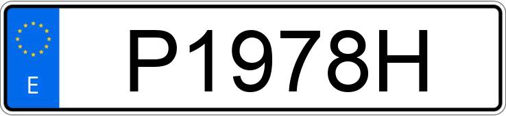 Numer rejestracyjny P1978H posiada MERCEDES MB-100