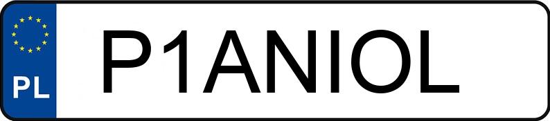 Numer rejestracyjny P1ANIOL posiada MERCEDES-BENZ CLA 180