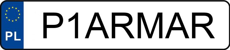 Numer rejestracyjny P1ARMAR posiada MERCEDES-BENZ C 200 MR`14 E6 205 C 200 MR`14 E6 205