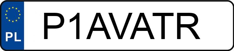 Numer rejestracyjny P1AVATR posiada CHANGAN AVATR