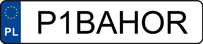 Numer rejestracyjny P1BAHOR posiada AUDI S1 Sportback Quattro 2.0 TFSI MR`15 E6 S1 Sportback Quattro 2.0 TFSI MR`15 E6