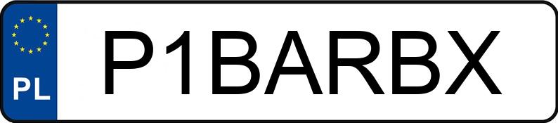 Il numero di registrazione P1BARBX ha BMW 328i MR`12 E5 F30 328i MR`12 E5 F30