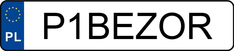 Numer rejestracyjny P1BEZOR posiada FORD Focus 1.6 MR`08 E4 Gold X Numer rejestracyjny P1BEZOR posiada FORD Focus 1.6 MR`08 E4 Gold X