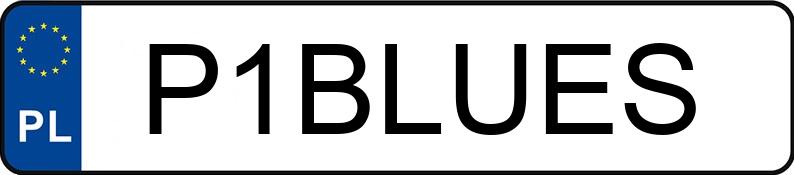 Numer rejestracyjny P1BLUES posiada CHEVROLET CORVETTE Numer rejestracyjny P1BLUES posiada CHEVROLET CORVETTE