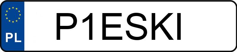 Numer rejestracyjny P1ESKI posiada BMW M3 Numer rejestracyjny P1ESKI posiada BMW M3