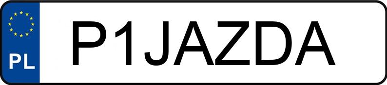 Numer rejestracyjny P1JAZDA posiada BMW M5 Numer rejestracyjny P1JAZDA posiada BMW M5
