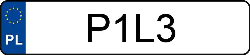 Numer rejestracyjny P1L3 posiada PORSCHE Cayenne 4.5 MR`02 E3 S