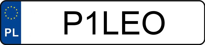 Numer rejestracyjny P1LEO posiada FORD FIESTA