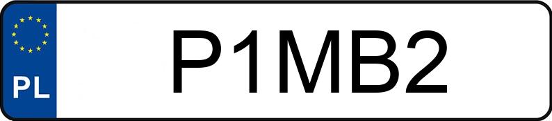 Numer rejestracyjny P1MB2 posiada PORSCHE 911 CARRERA S