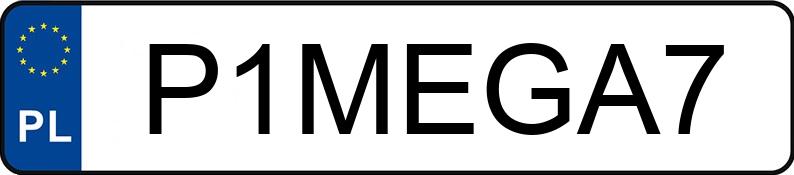 Numer rejestracyjny P1MEGA7 posiada DAF XG 480 FT F52N3 Numer rejestracyjny P1MEGA7 posiada DAF XG 480 FT F52N3