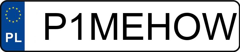 Numer rejestracyjny P1MEHOW posiada CHEVROLET CAMARO Numer rejestracyjny P1MEHOW posiada CHEVROLET CAMARO