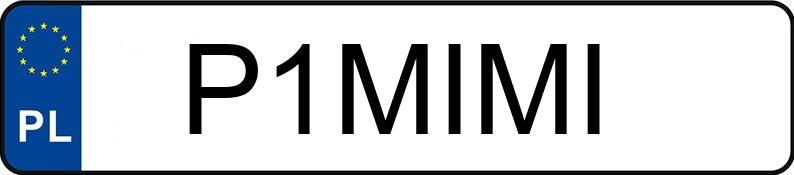 Numer rejestracyjny P1MIMI posiada MINI [BMW] Mini Clubman 1.6 MR`10 E5 Cooper S