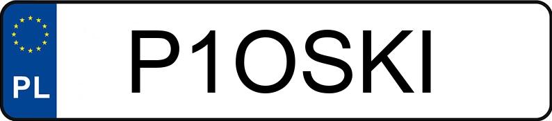 Numer rejestracyjny P1OSKI posiada AUDI S7 Numer rejestracyjny P1OSKI posiada AUDI S7