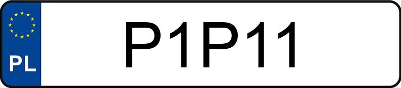 Numer rejestracyjny P1P11 posiada SKODA OCTAVIA Numer rejestracyjny P1P11 posiada SKODA OCTAVIA