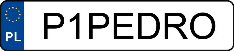 Numer rejestracyjny P1PEDRO posiada HONDA Turystyczne GL 1800 SE Gold Wing