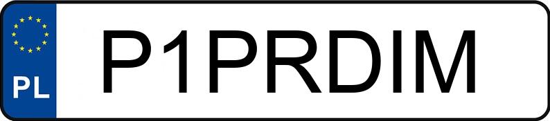 Numer rejestracyjny P1PRDIM posiada MERCEDES-BENZ GLE 350 d MR`18 E6d V167 4Matic