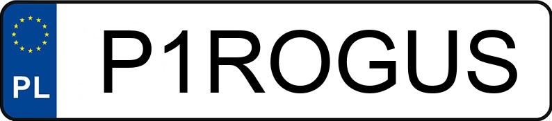 Numer rejestracyjny P1ROGUS posiada AUDI A4 Numer rejestracyjny P1ROGUS posiada AUDI A4