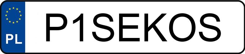 Numer rejestracyjny P1SEKOS posiada VOLKSWAGEN T-Roc 1.5 TSI MR`22 E6 R-Line