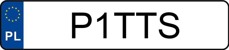 El número de registro P1TTS tiene AUDI Coupe TT Quattro 1.8 Kat. MR`98 E3 8 N T