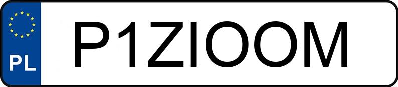 Numer rejestracyjny P1ZIOOM posiada OPEL Astra IV 1.4 MR`10 E5 Enjoy Aut.