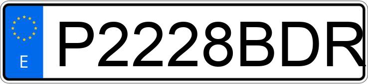 Numer rejestracyjny P2228BDR posiada MERCEDES VITO 109 CDI C FGN