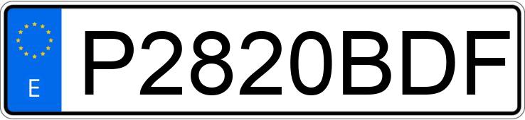 Numer rejestracyjny P2820BDF posiada BMW SERIE 5