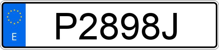 Numer rejestracyjny P2898J posiada AUDI A4 Numer rejestracyjny P2898J posiada AUDI A4