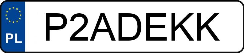 Numer rejestracyjny P2ADEKK posiada BMW 420D