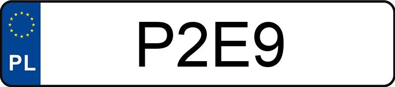 Numer rejestracyjny P2E9 posiada MERCEDES-BENZ 200 E Kat. 124 200E Numer rejestracyjny P2E9 posiada MERCEDES-BENZ 200 E Kat. 124 200E