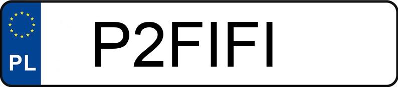 Numer rejestracyjny P2FIFI posiada SEAT CUPRA ATECA