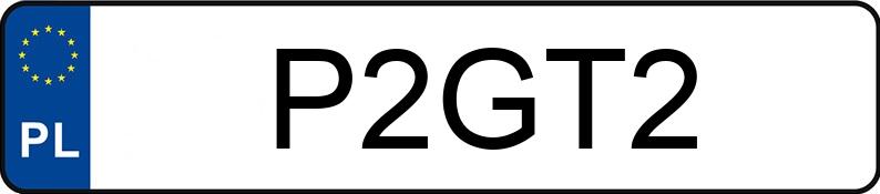Numer rejestracyjny P2GT2 posiada PORSCHE 911 Carrera Coupe (991) MR`16 E6 GT2 RS Aut.
