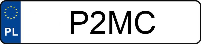 Die Registrierungsnummer P2MC hat JEEP Wrangler Unlimited JL MR`19 E6d Night Eagle Aut.